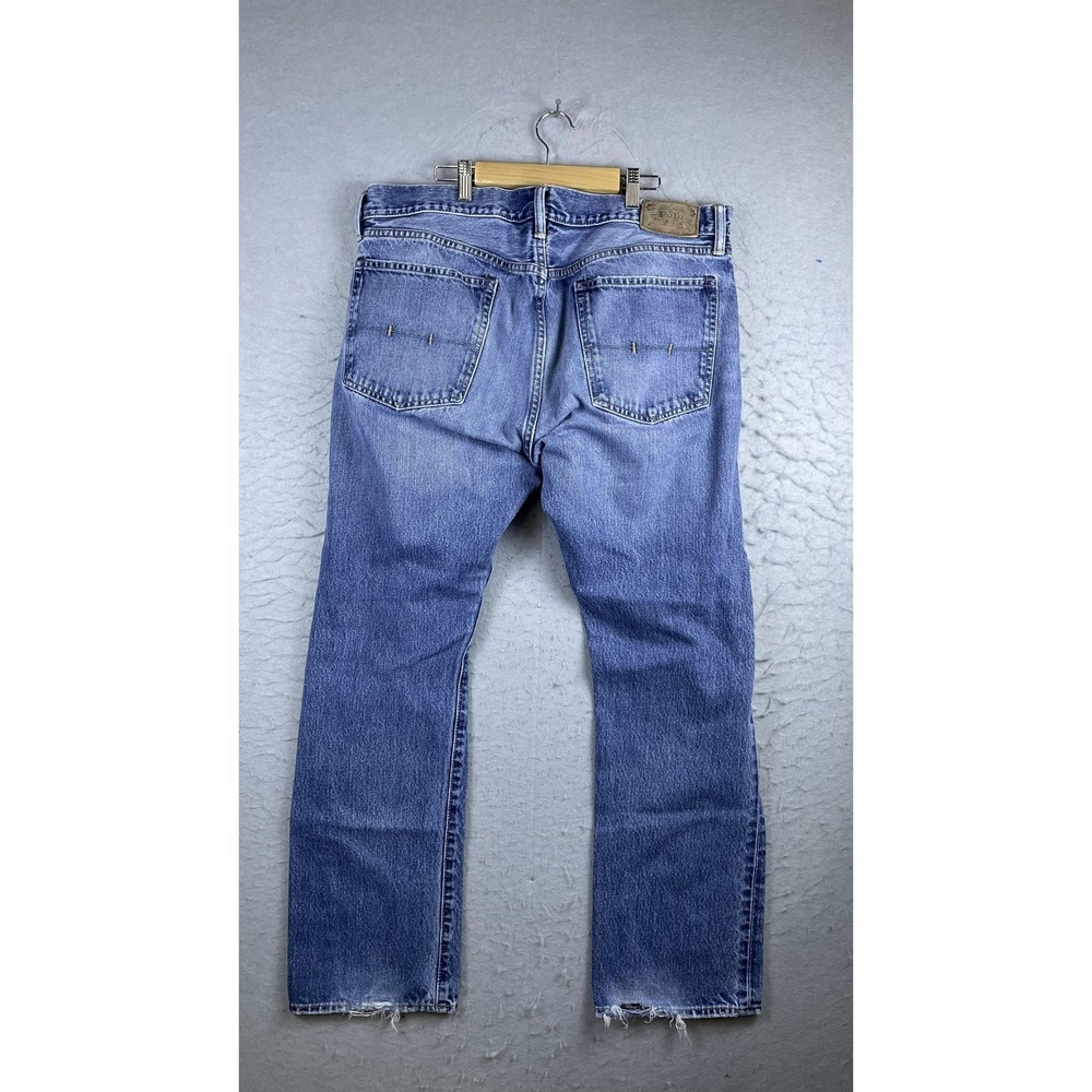 Polo Ralph Lauren Jeans Mens 36x30 Blue Medium Wash Straight Leg Denim Pants - Picture 8 of 10